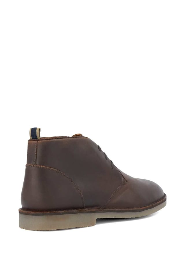 Dune London Dune London Men's 'Cashed' Leather Desert Boots in Brown - 3