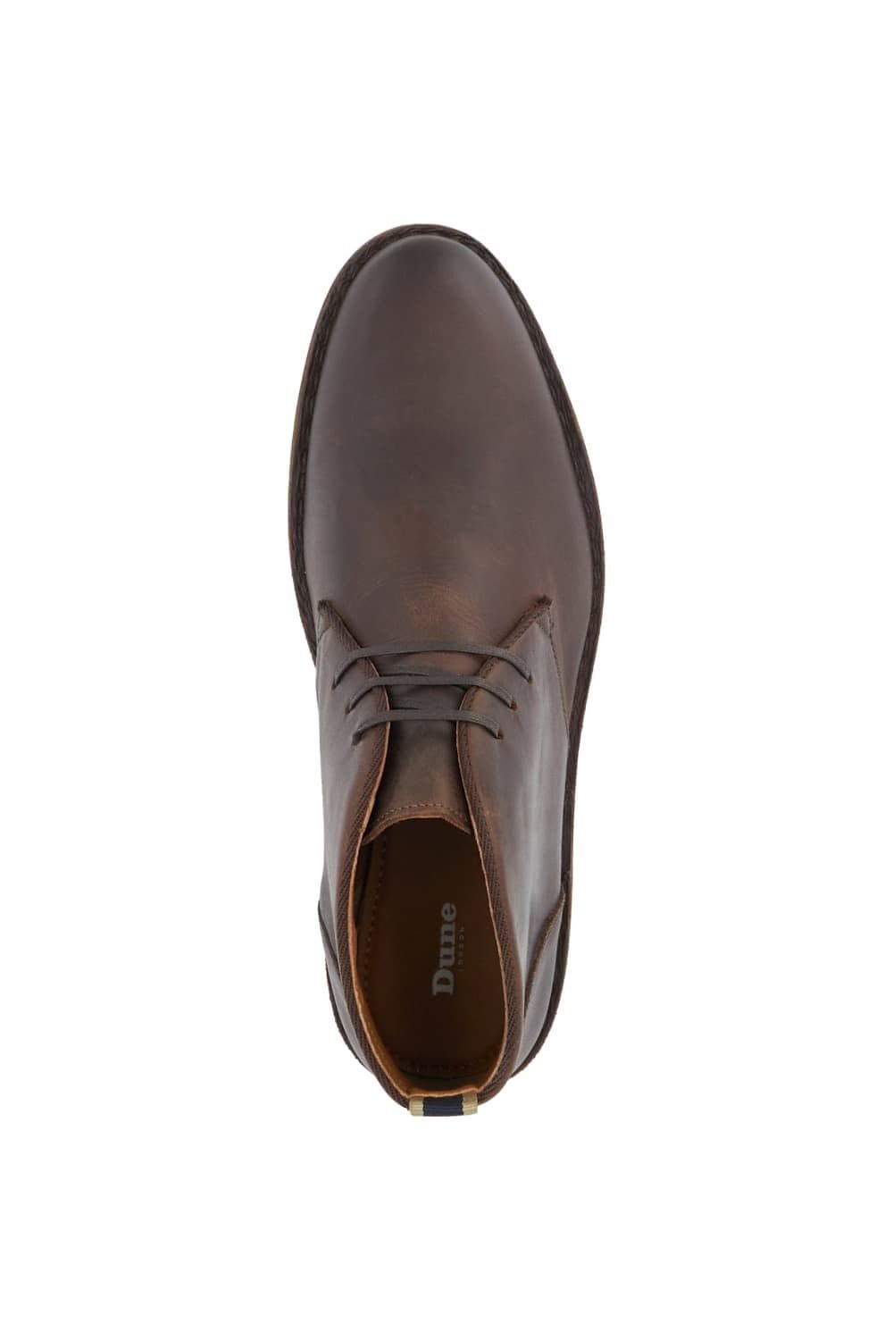 Dune London Dune London Men's 'Cashed' Leather Desert Boots in Brown - 4