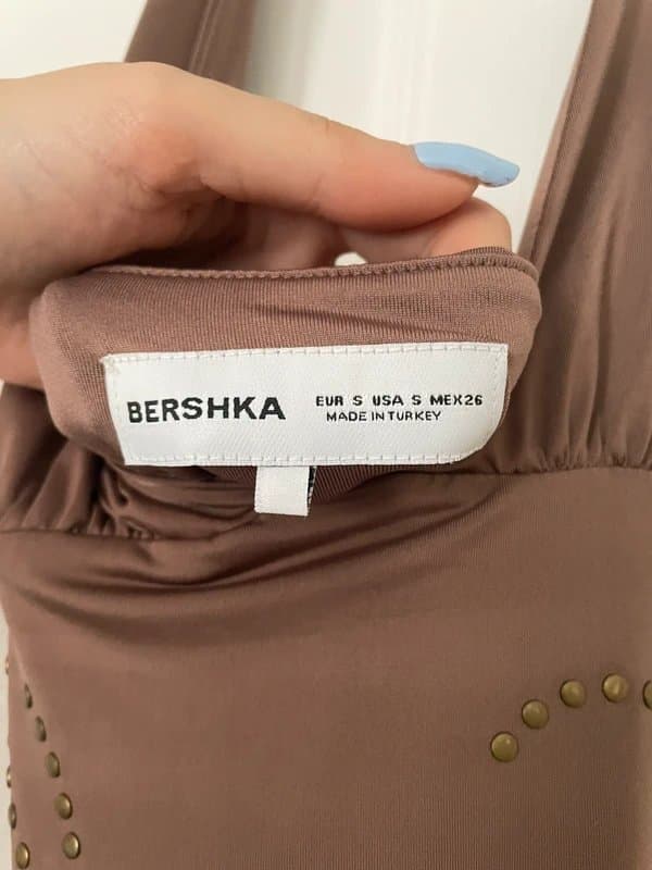 Bershka Halter Neck Dress - Bershka - Size S