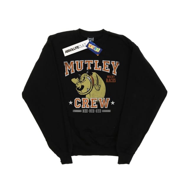 Wacky Races Wacky Races Men's Mutley Crew Sweatshirt in Black - 2