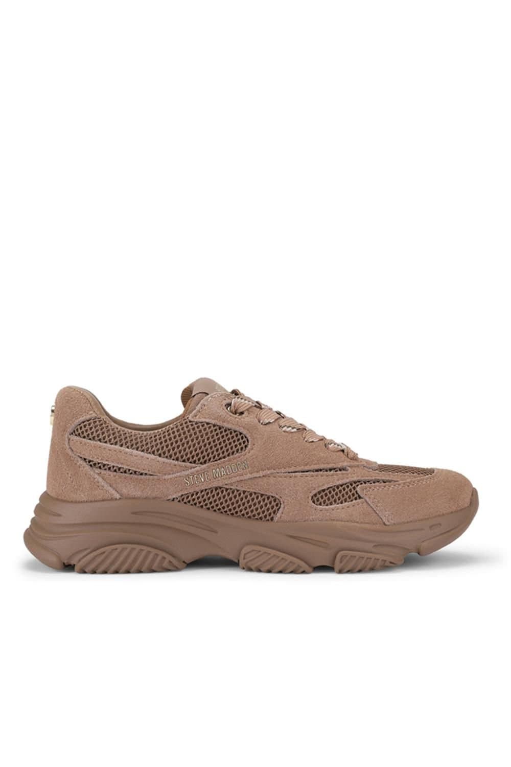 Steve Madden STEVE MADDEN Women's 'Front Row Brown Suede' Trainers