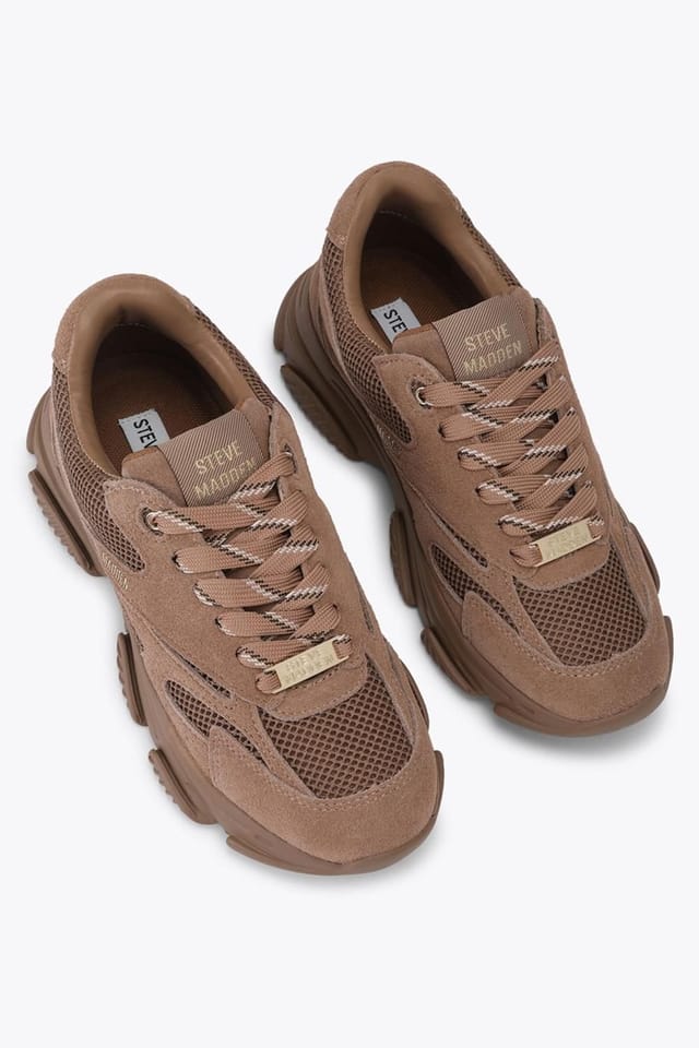 Steve Madden STEVE MADDEN Women's 'Front Row Brown Suede' Trainers - 2
