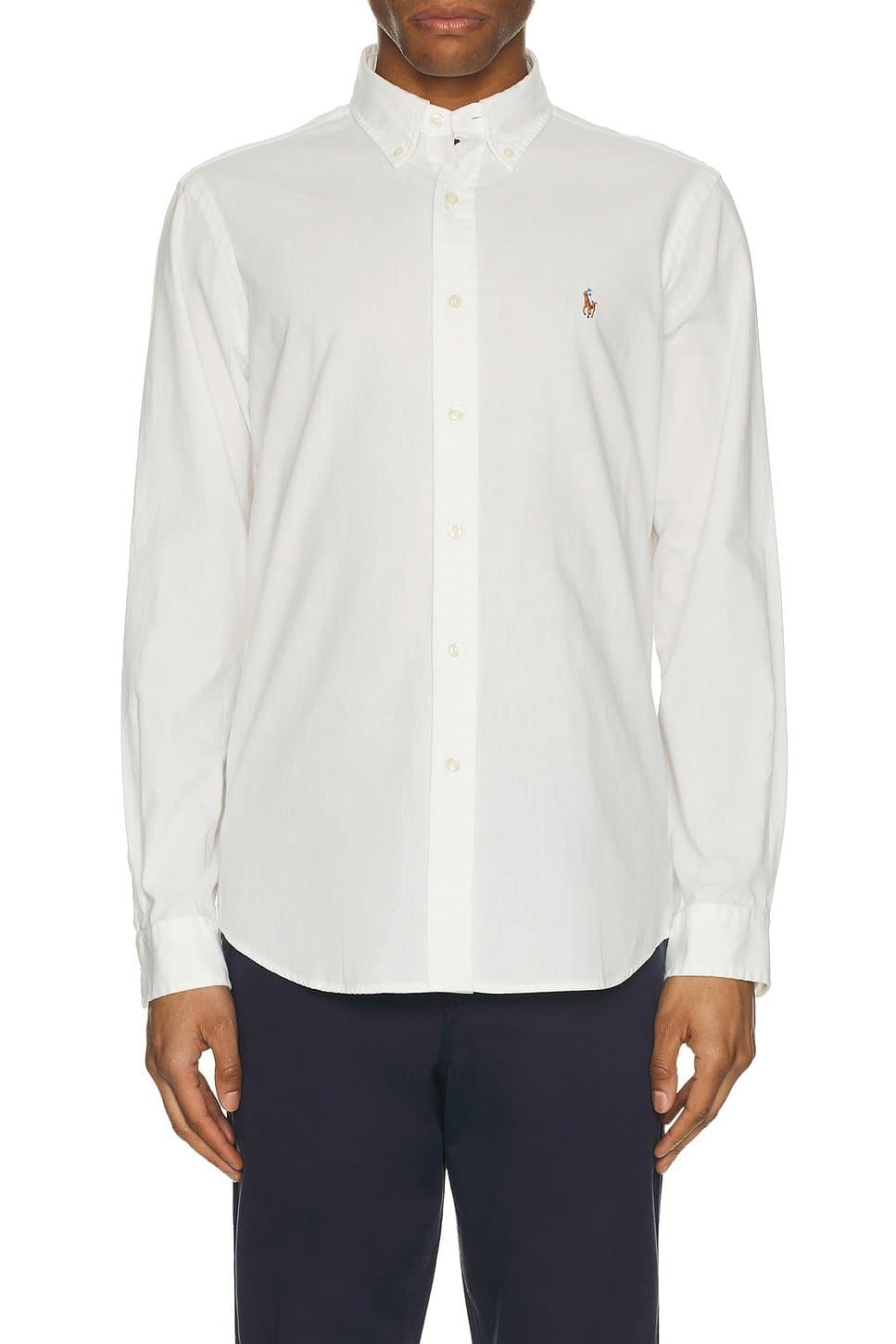 revolve Polo Ralph Lauren White Long Sleeve Chambray Shirt