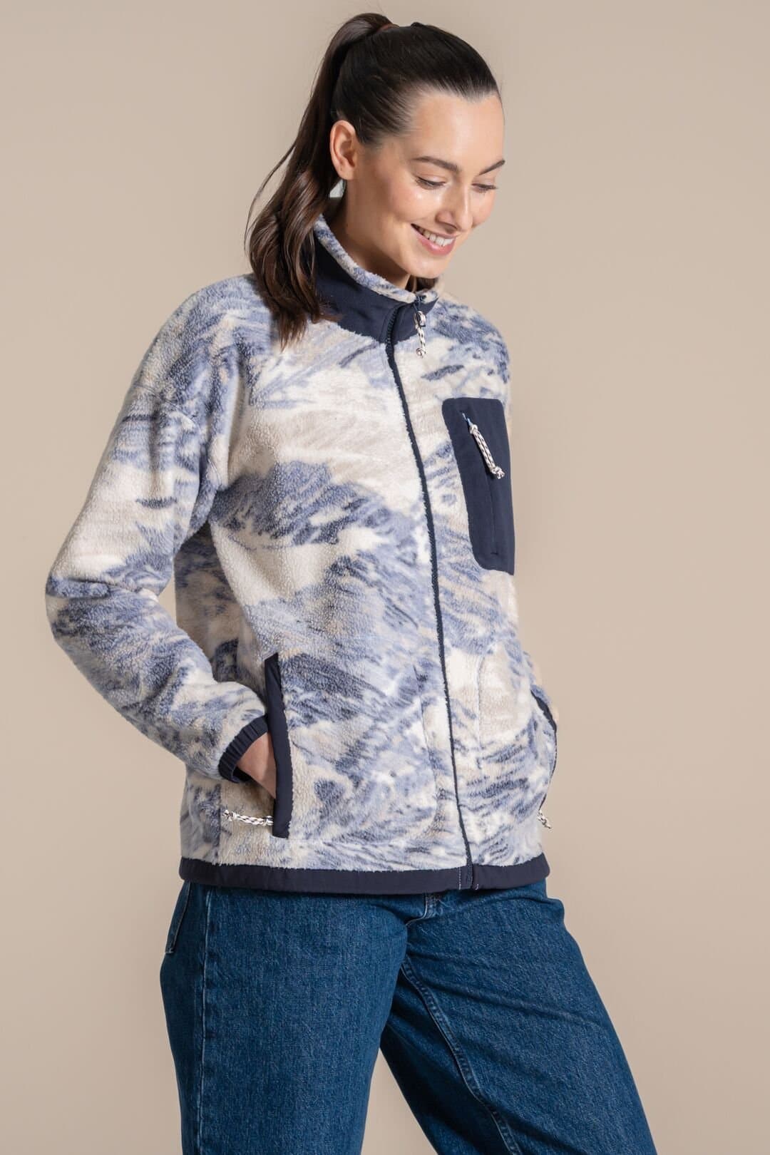 Craghoppers Craghoppers Women's Sanaa Jacket Insulated Fleece in Pale Blue