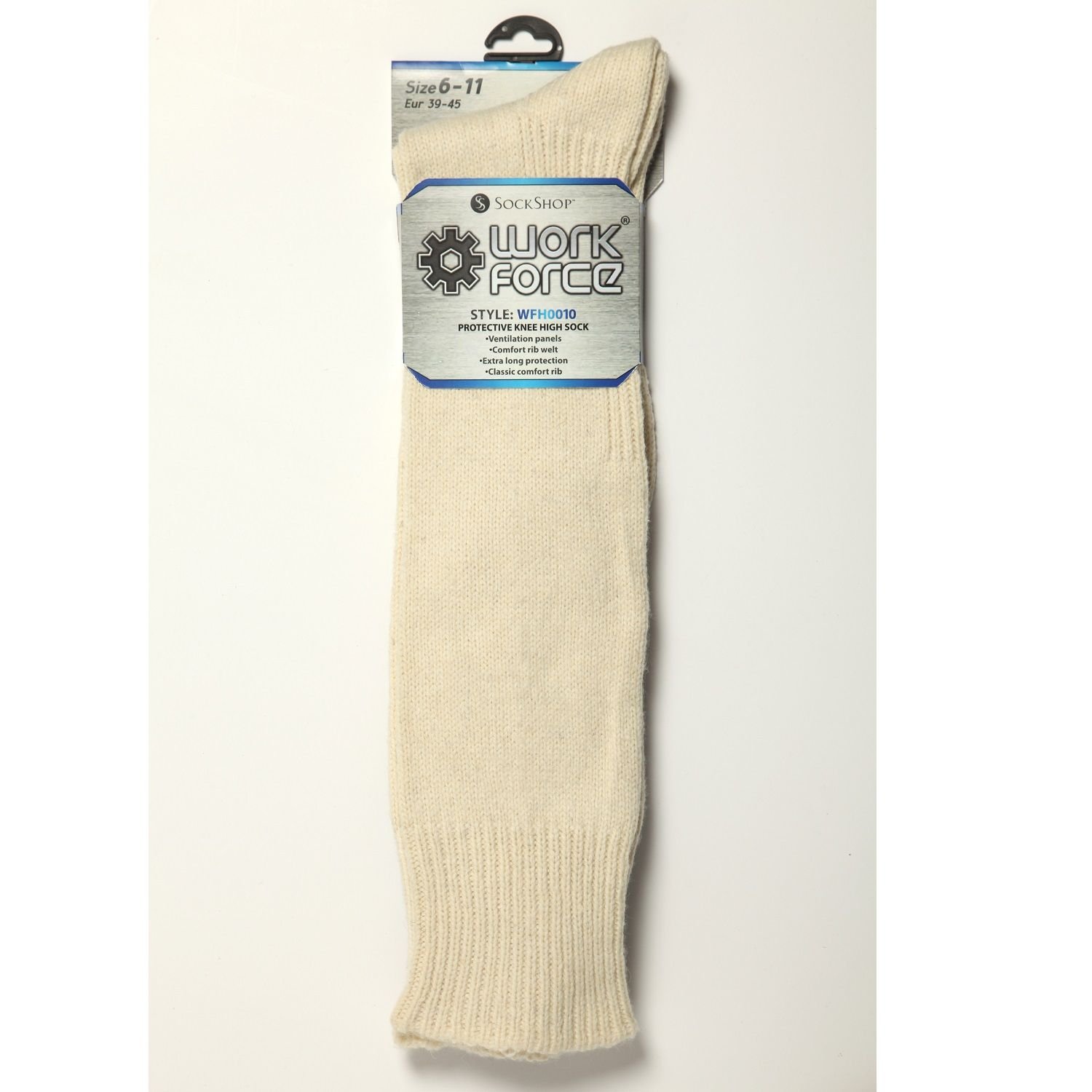 Work Force Work Force Men's Sea Boot Sock in Natural - 2