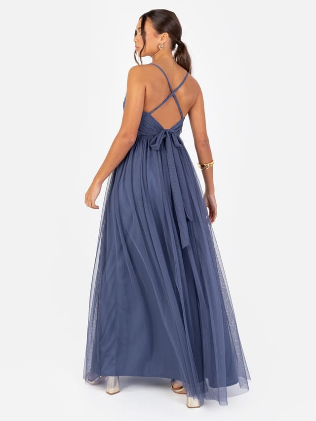 Anaya with Love Anaya with Love Women's Cami Maxi Dress in Blue - 3