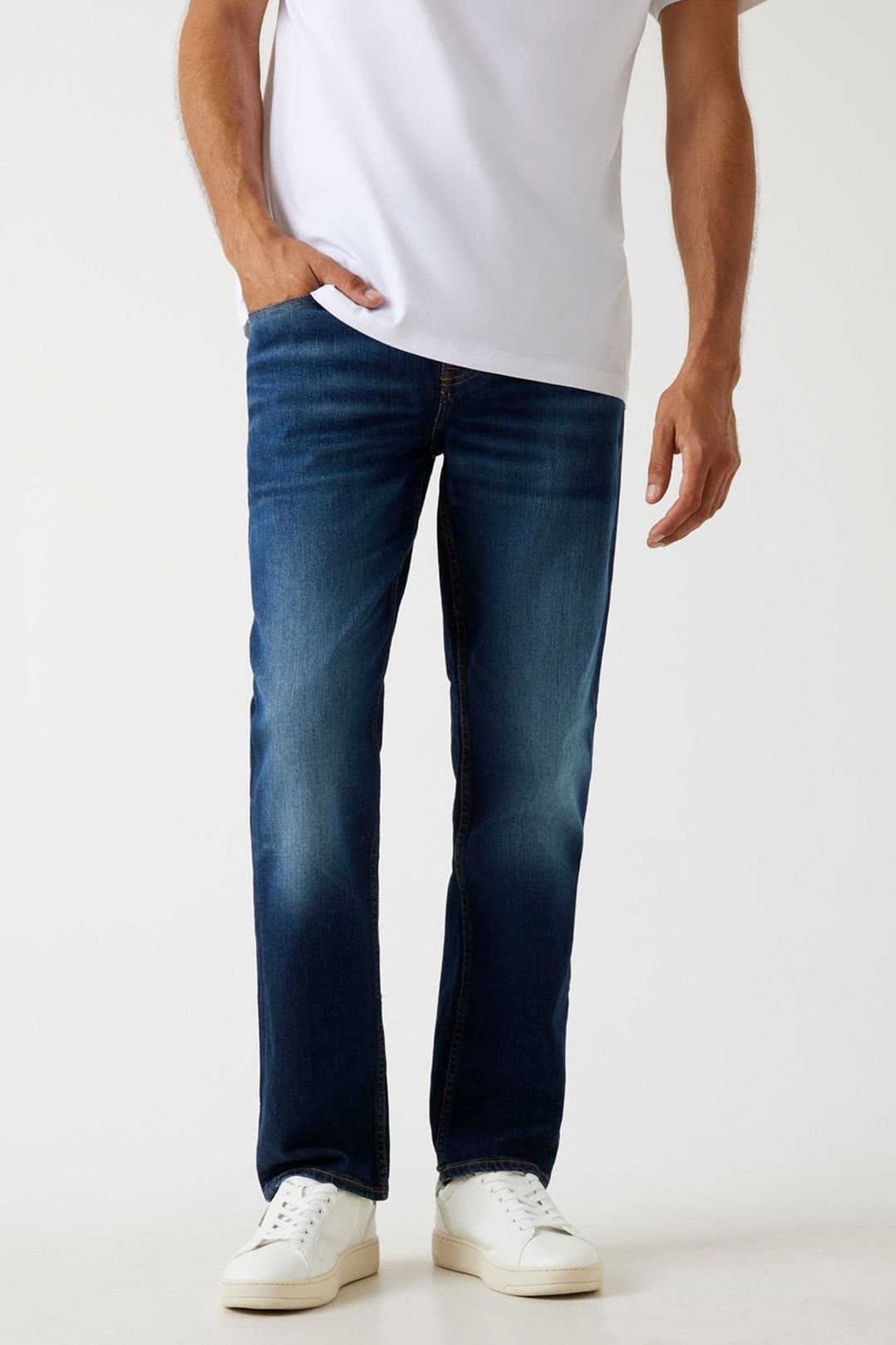 GUESS Guess Men's Angels Denim Dark Wash Denim in Dark Blue