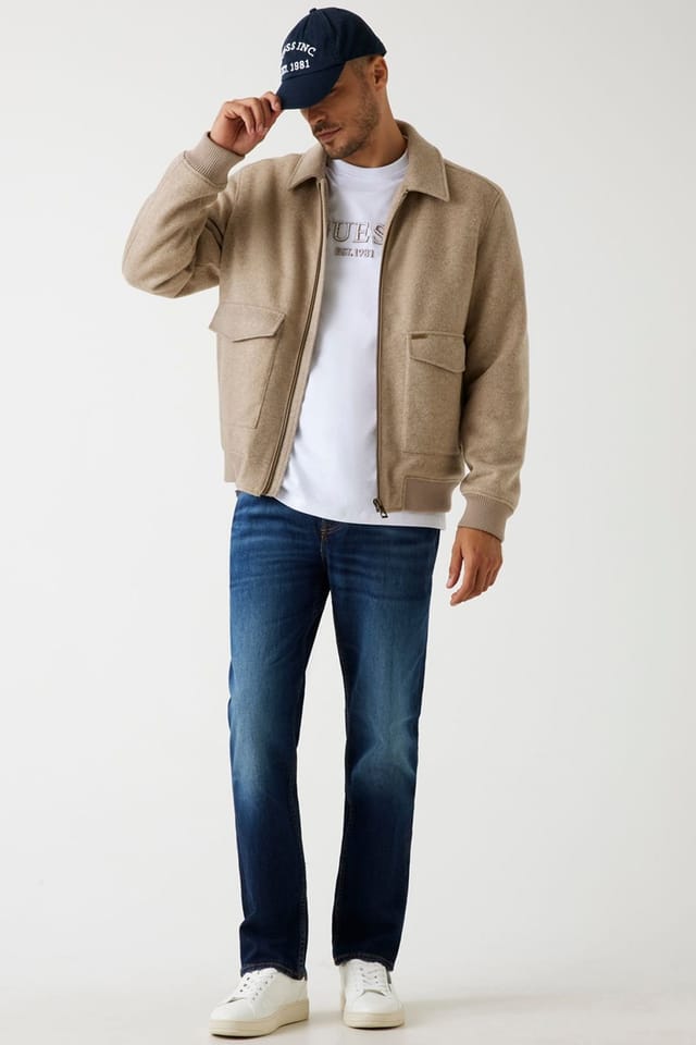 GUESS Guess Men's Angels Denim Dark Wash Denim in Dark Blue - 3