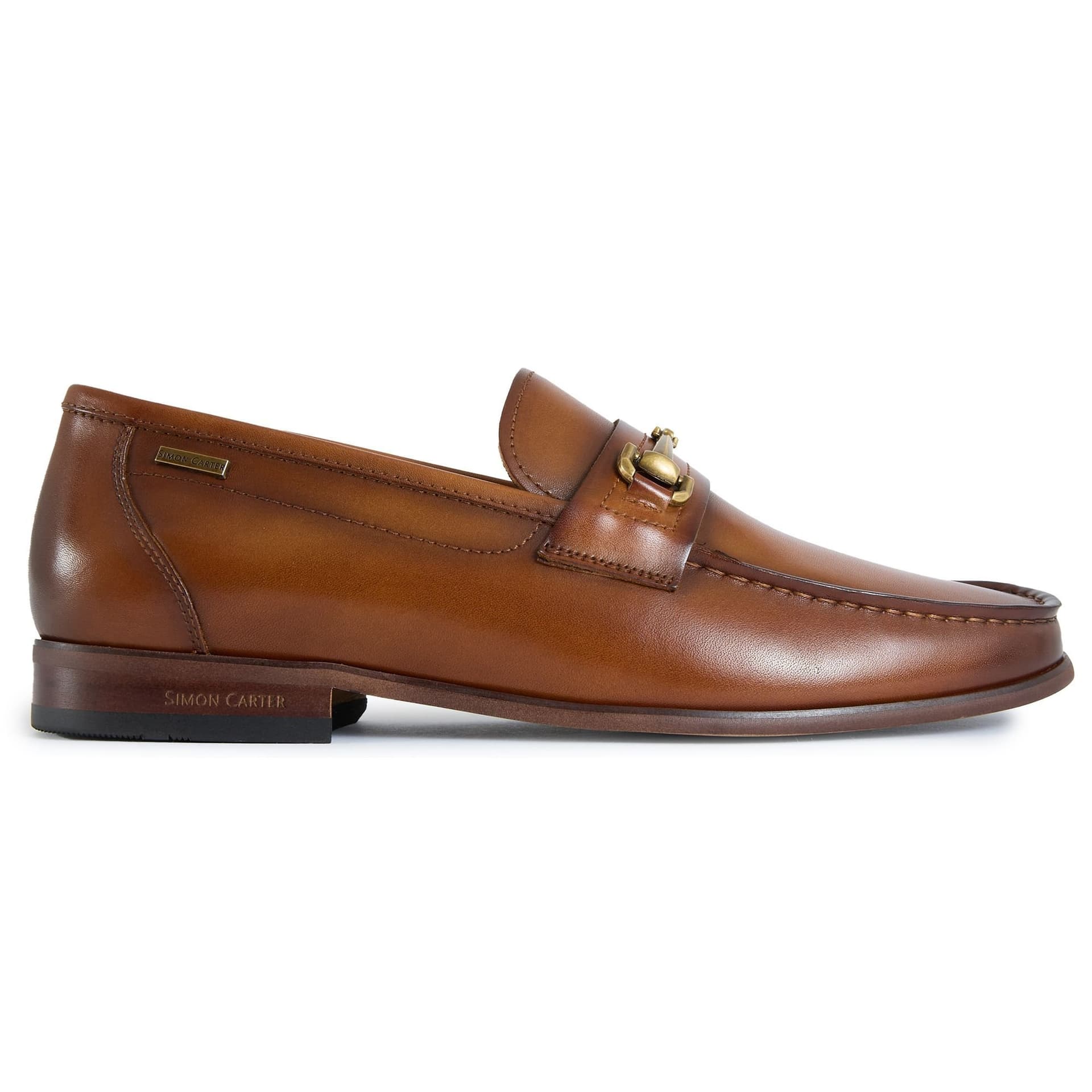 Simon Carter SIMON CARTER Men's Hexin Loafer Shoes in Tan