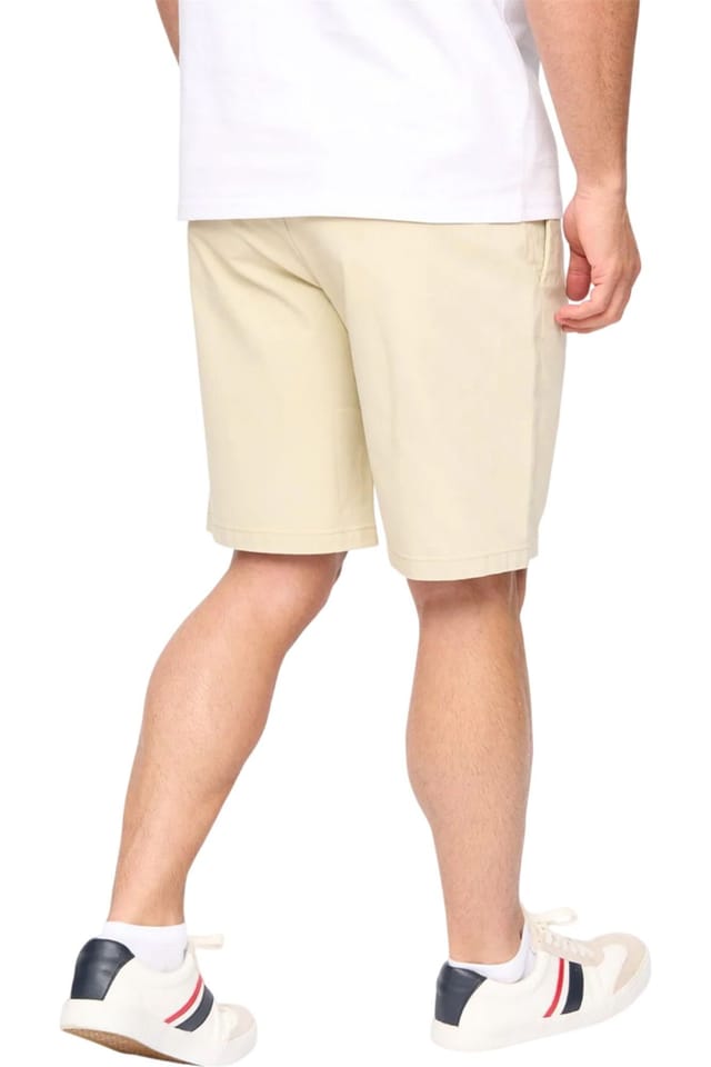 Bewley&Ritch Bewley&Ritch Men's Clarksten Cotton Regular Chino Shorts in Stone - 3