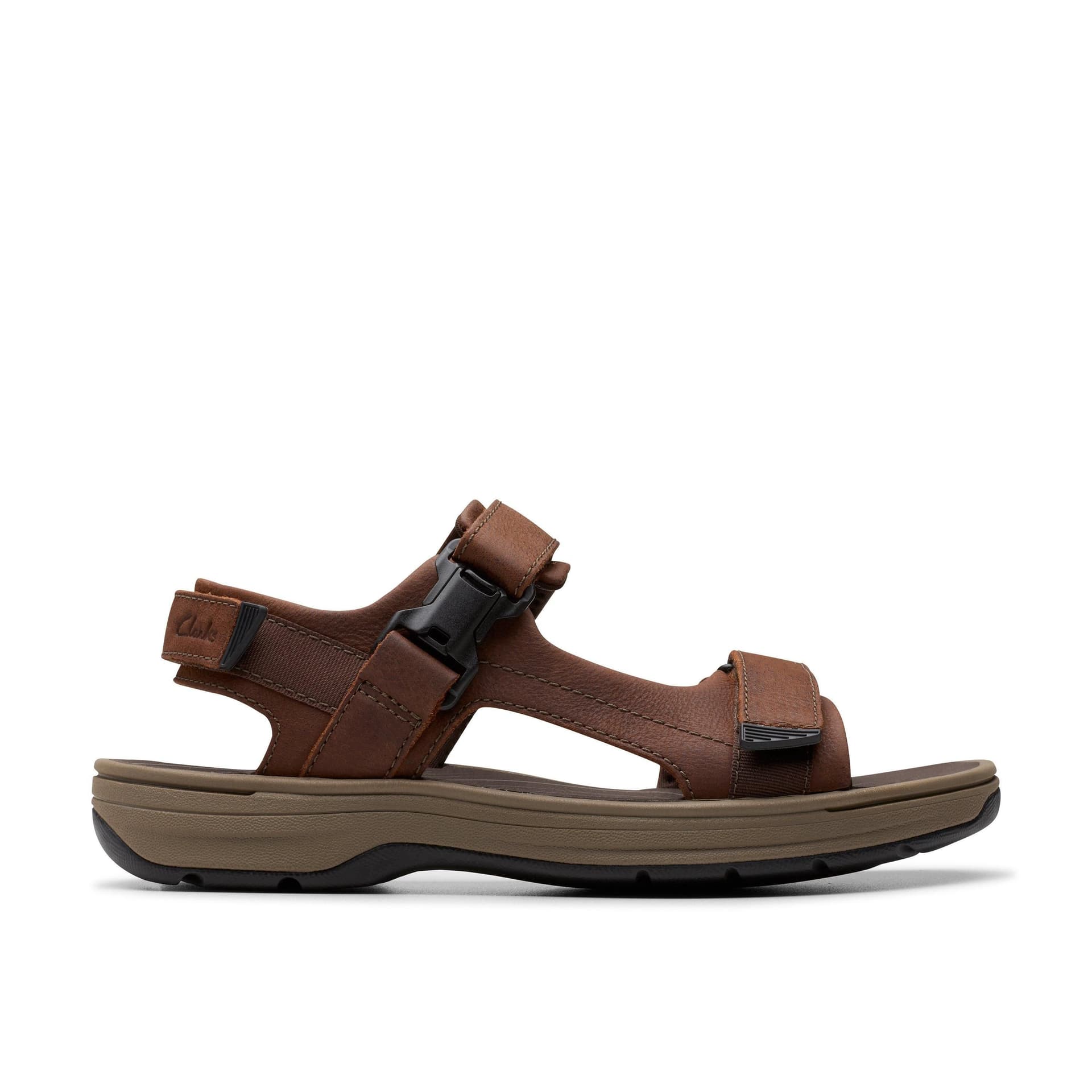 Clarks Clarks Men's Saltway Edge Dark Brown Leather