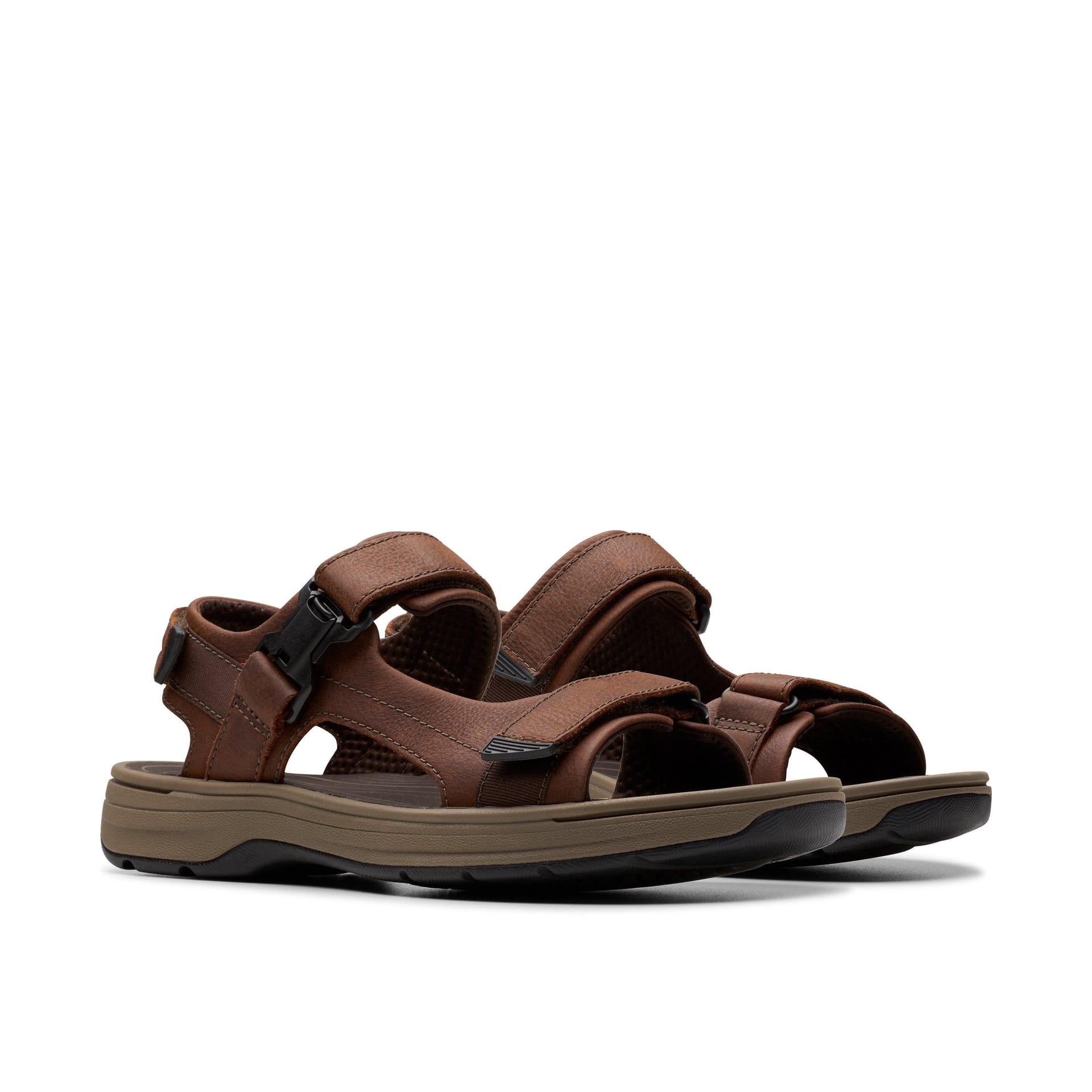 Clarks Clarks Men's Saltway Edge Dark Brown Leather - 4
