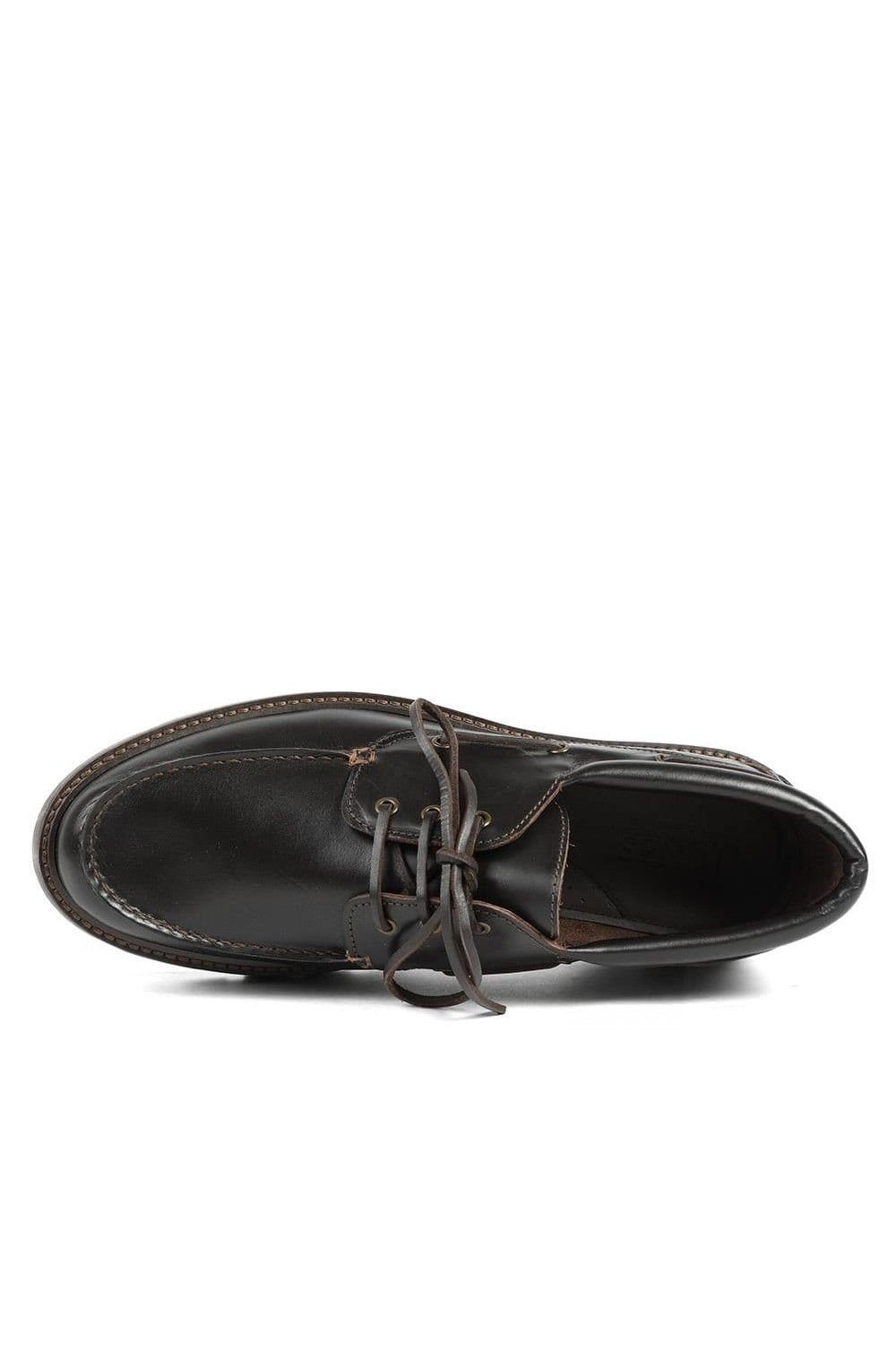 Jones Bootmaker Jones Bootmaker Men's Perivale Chunky Leather Moccasins in Dark Brown - 4