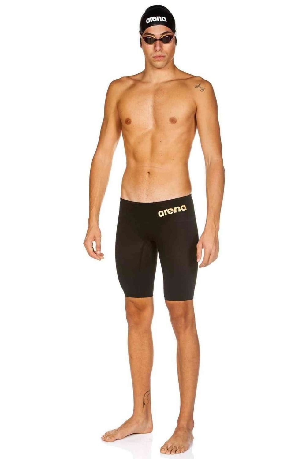 Arena Arena Men's Powerskin Carbon Air 2 Jammer - Black & Gold - 4