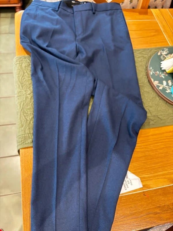 ASOS Design ASOS men’s navy trousers 34w 32