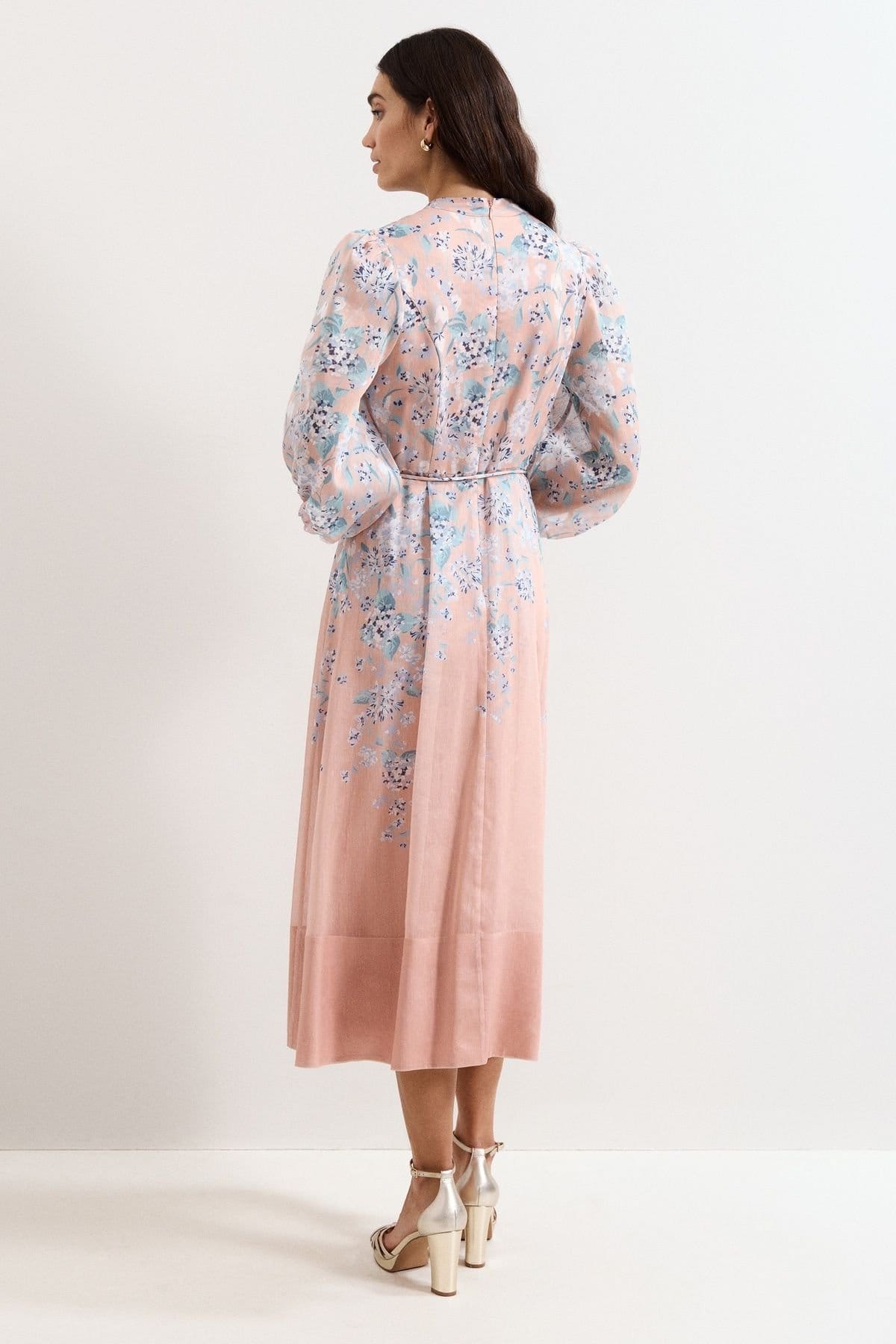 Phase Eight Phase Eight Women's Alison Floral Dress in Dusty Pink - 4
