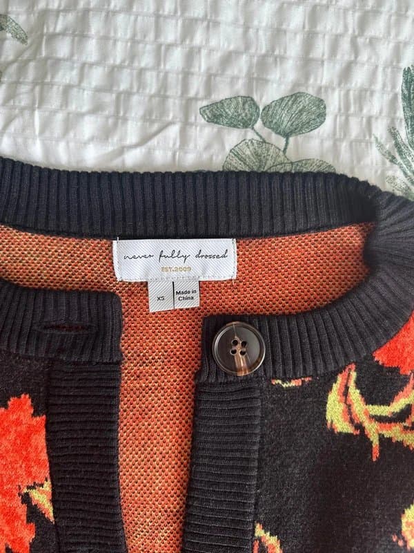Never Fully Dressed Floral Never Fully Dressed cardigan