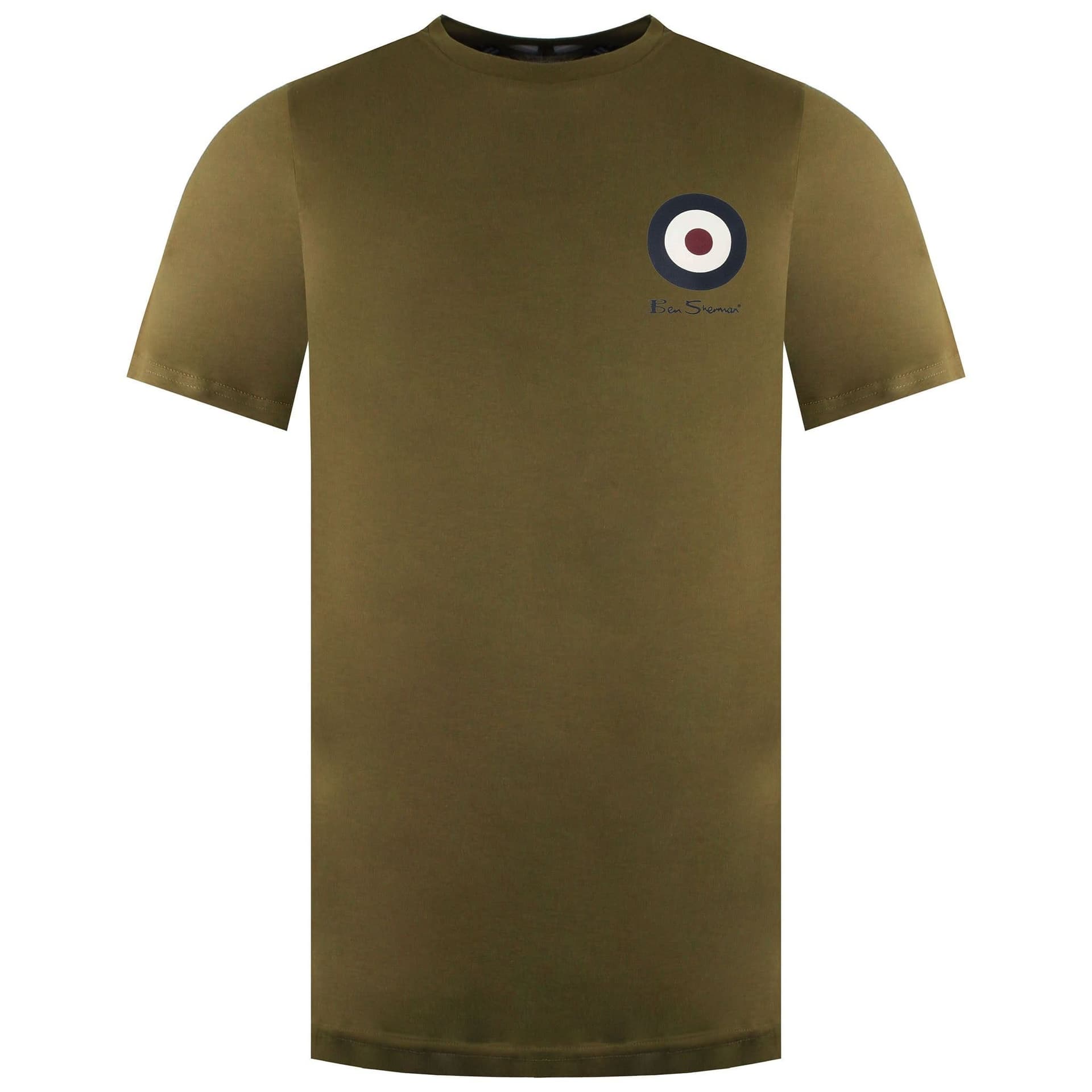 Ben Sherman Ben Sherman Men's Chest Target Khaki T-Shirt