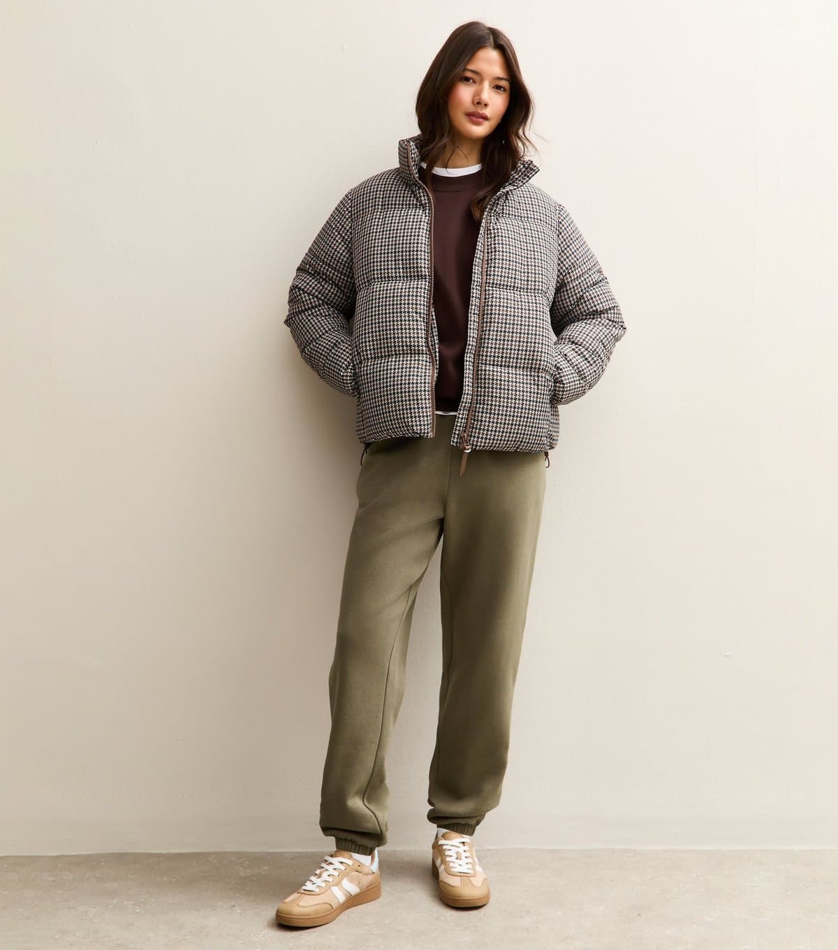 New Look New Look Dark Khaki Cuffed Ankle Joggers