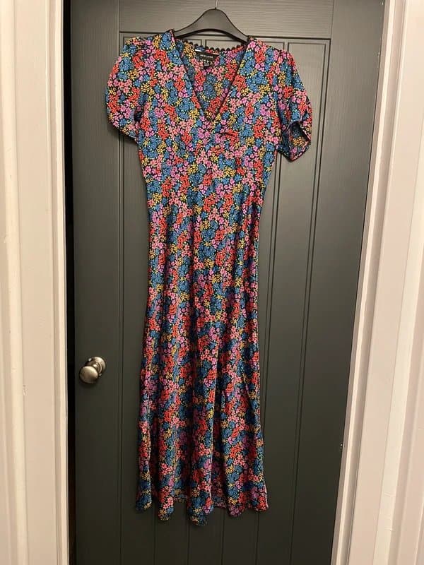 New Look New look silk midi dress