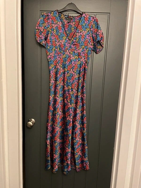New Look New look silk midi dress - 1