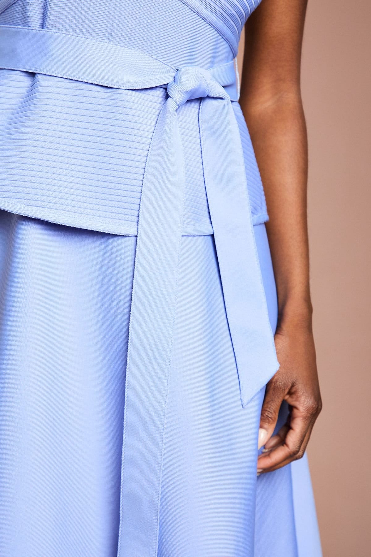 Coast Coast Women's Bardot Bandage Full Skirted Midi Dress in Cornflower - 4