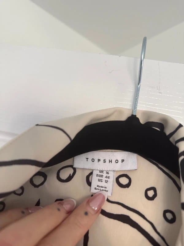 Topshop Topshop satin short co-ord