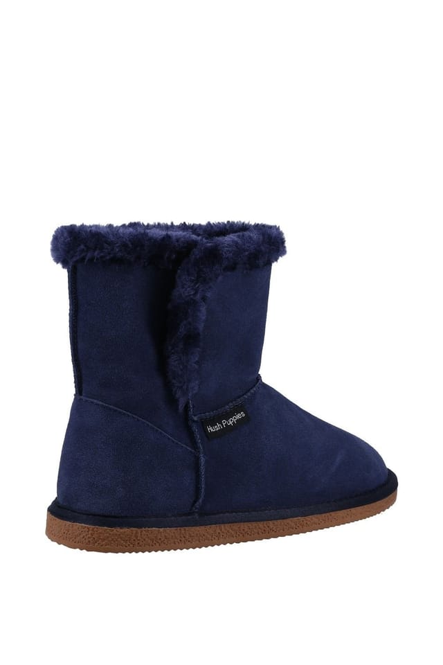 Hush Puppies Hush Puppies Women's 'Ashleigh' Classic Slippers in Navy - 2