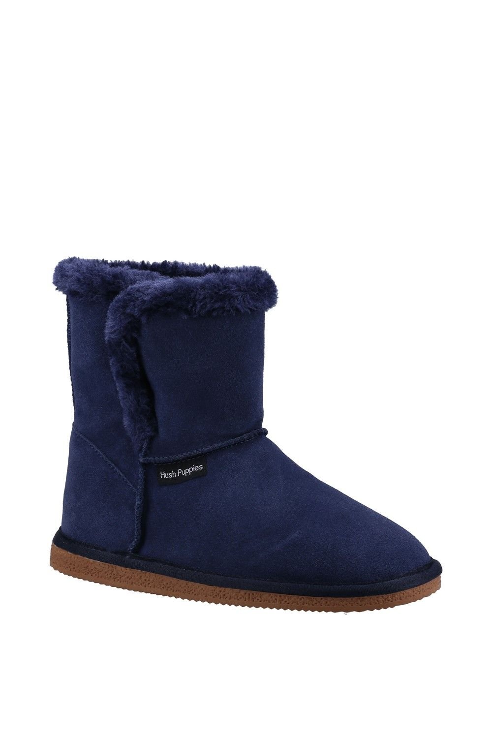 Hush Puppies Hush Puppies Women's 'Ashleigh' Classic Slippers in Navy - 3