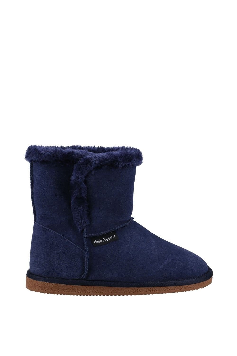 Hush Puppies Hush Puppies Women's 'Ashleigh' Classic Slippers in Navy - 4