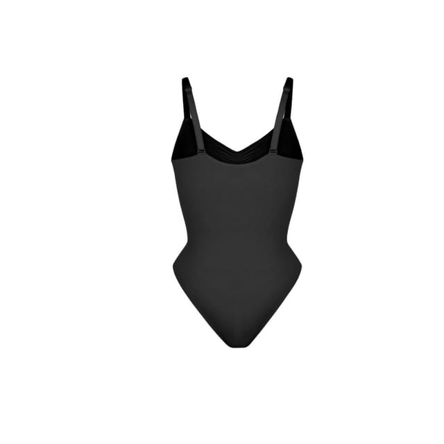 GWB Shapewear GWB Shapewear Women's Black Aurasnatch Seamless Tummy Control Shapewear Bodysuit - 2