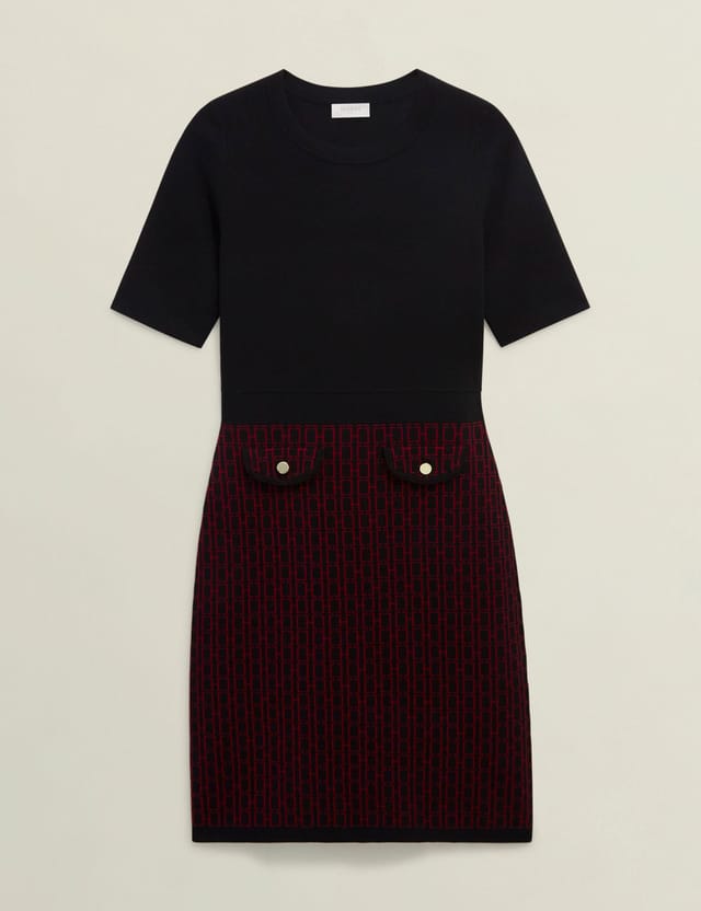 Hobbs London Hobbs London Women's Perrie Knitted Dress in Black - 2
