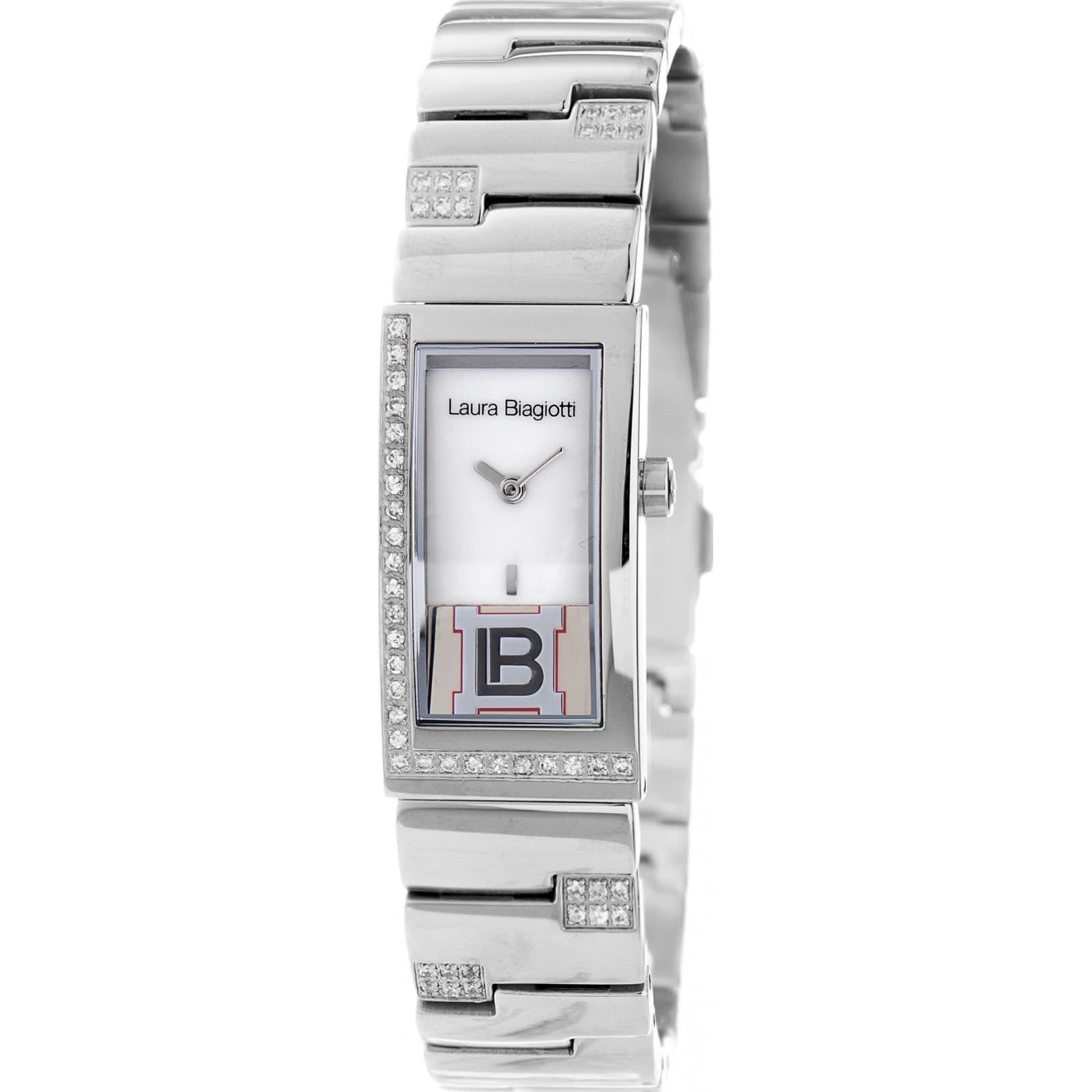Laura Biagiotti Laura Biagiotti Women's LB0021S-02Z 18mm Quartz Watch in Silver