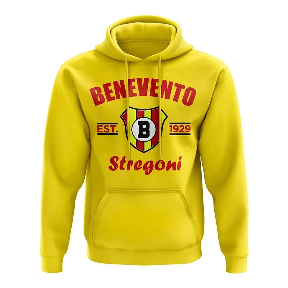 Benevento Benevento Men's Personalised Established Football Hoody Yellow
