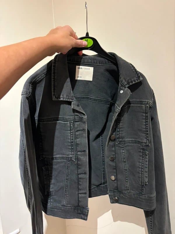 ASOS asos black denim jacket