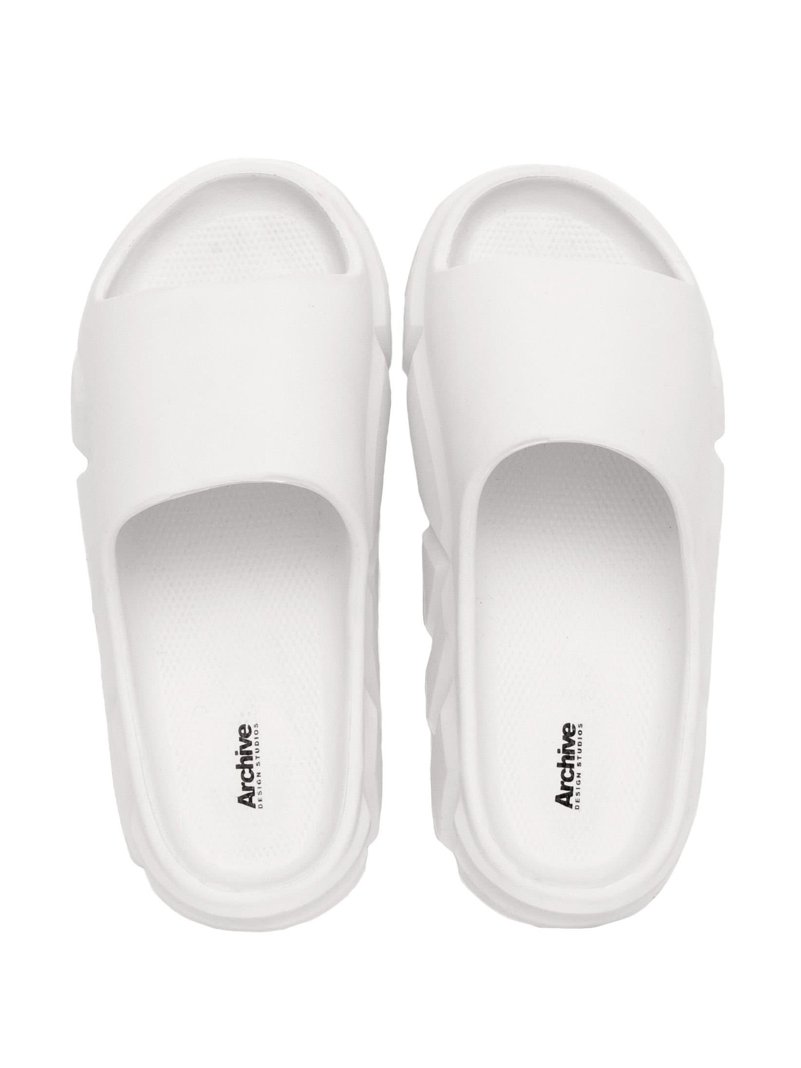 Archive Design Studio Archive Design Studio Men's Hexo Sandal in White
