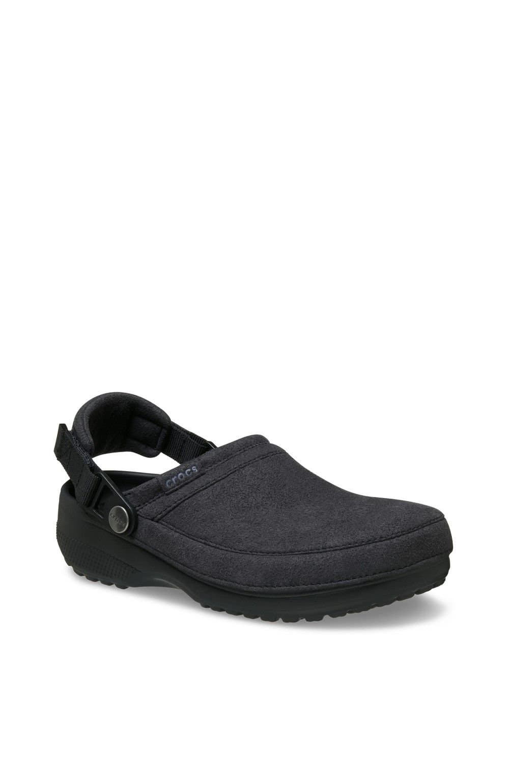 Crocs Crocs Women's Classic Crafted Suede Clog in Black