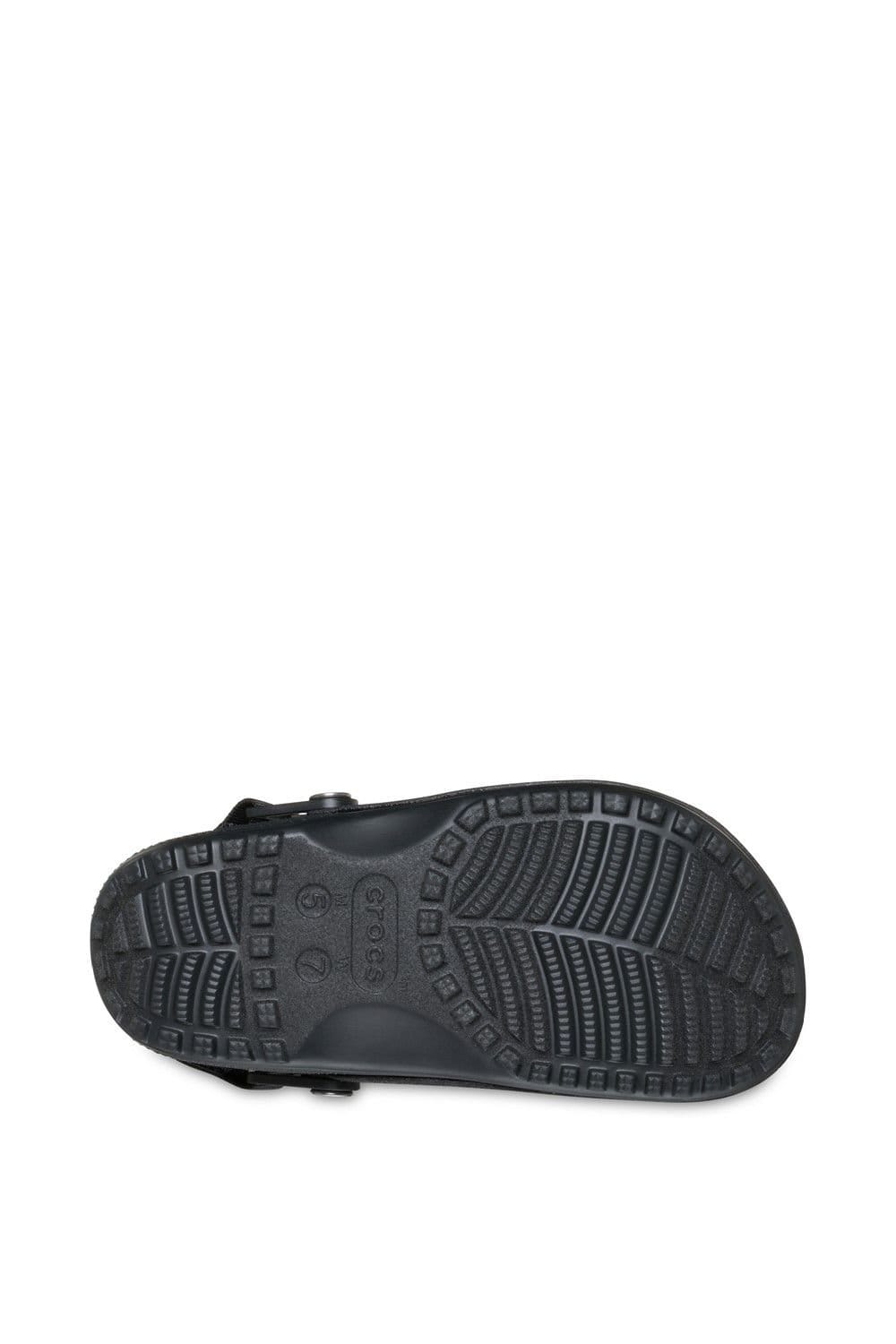 Crocs Crocs Women's Classic Crafted Suede Clog in Black - 4