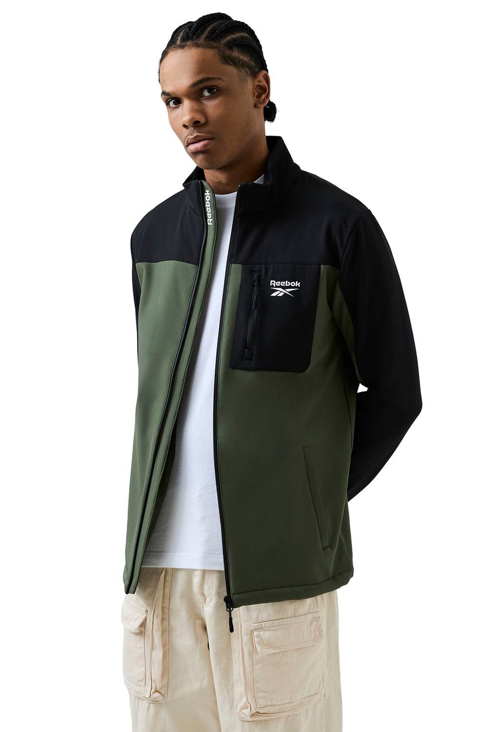 Reebok Reebok Men's Buckland Softshell in Dark Green - 1