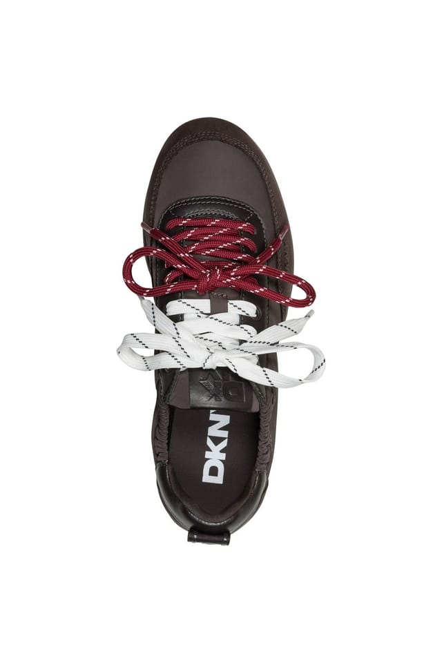 DKNY DKNY Women's Arianna - Lace Up Sneaker Brown - 3