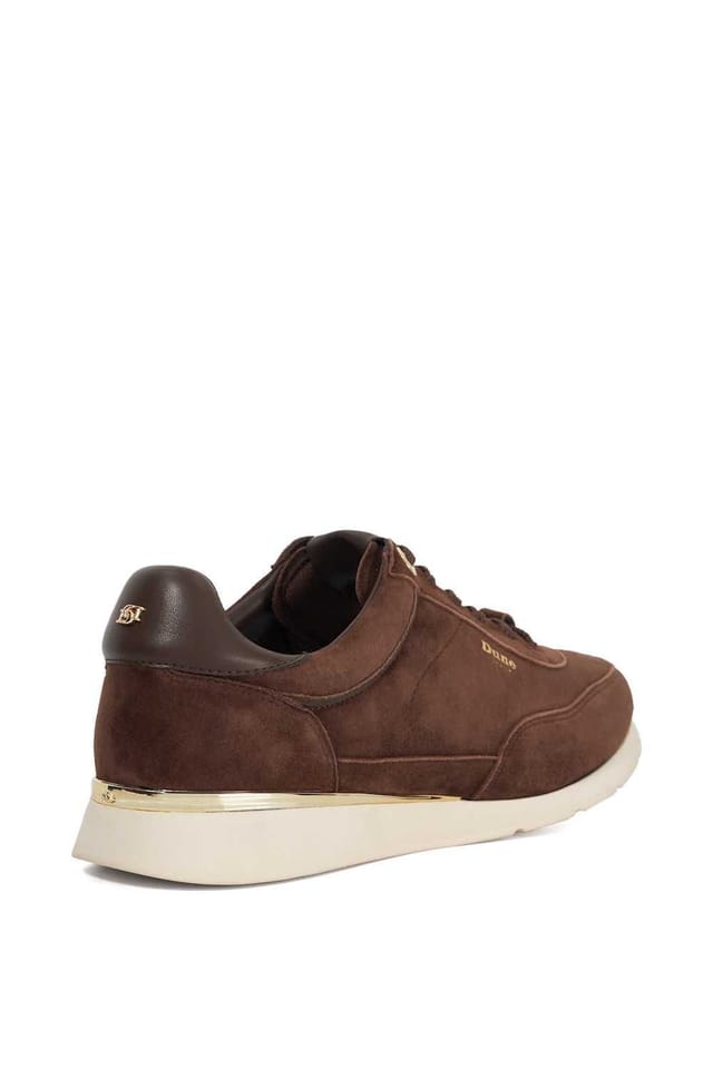 Dune London Dune London Women's 'Entitle' Suede Trainers in Brown - 3