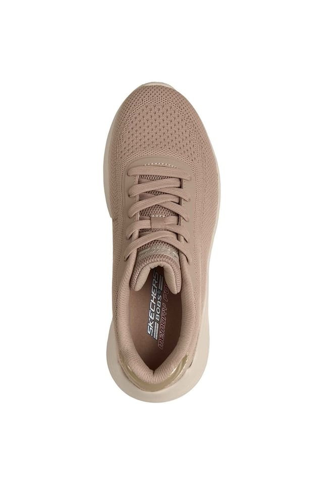 Skechers Skechers Women's Bobs Squad Waves Current Look Trainers in Taupe - 3