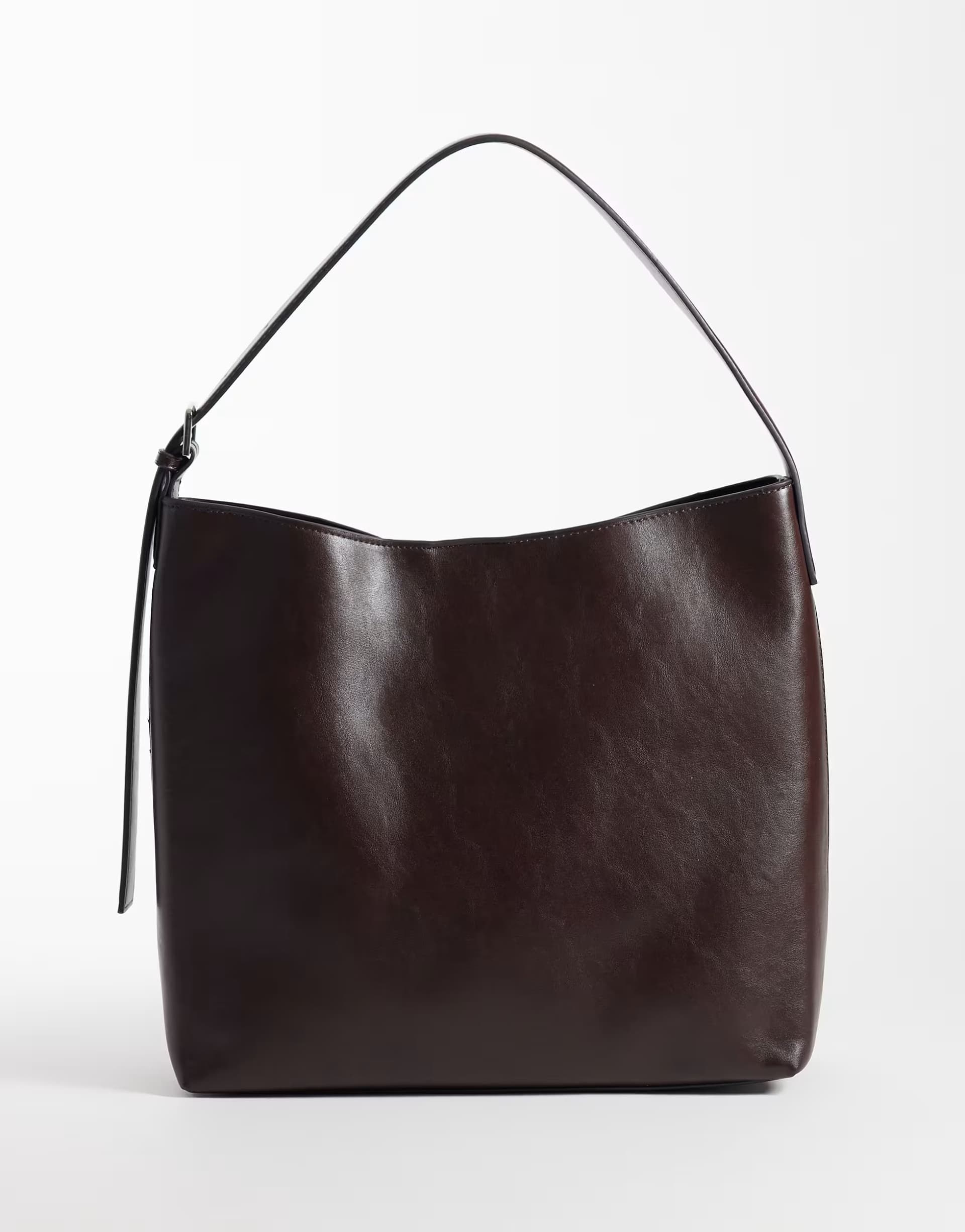 ASOS Mango sack bag in chocolate