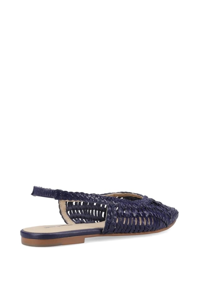Hush Puppies Hush Puppies Women's Dalia Woven Slingback Ballerinas in Navy - 2