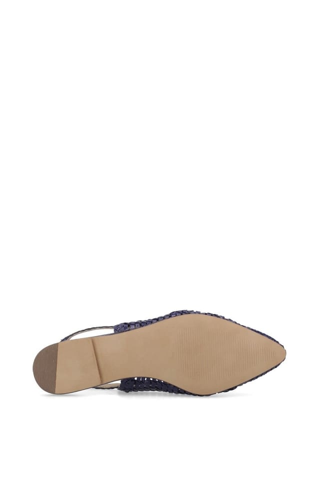 Hush Puppies Hush Puppies Women's Dalia Woven Slingback Ballerinas in Navy - 3