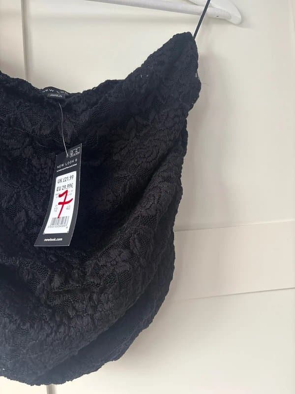 New Look New Look Black Bandeau top