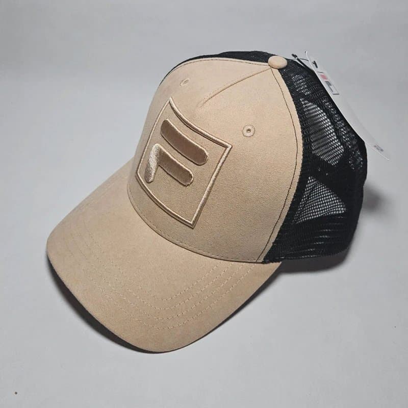 FILA Fila Trucker Baseball Cap. Suede Hat. Unisex. Onesize. Snapback Cap. New