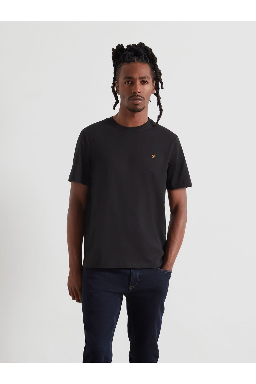Farah Farah Men's Danny Basic T-Shirt Black